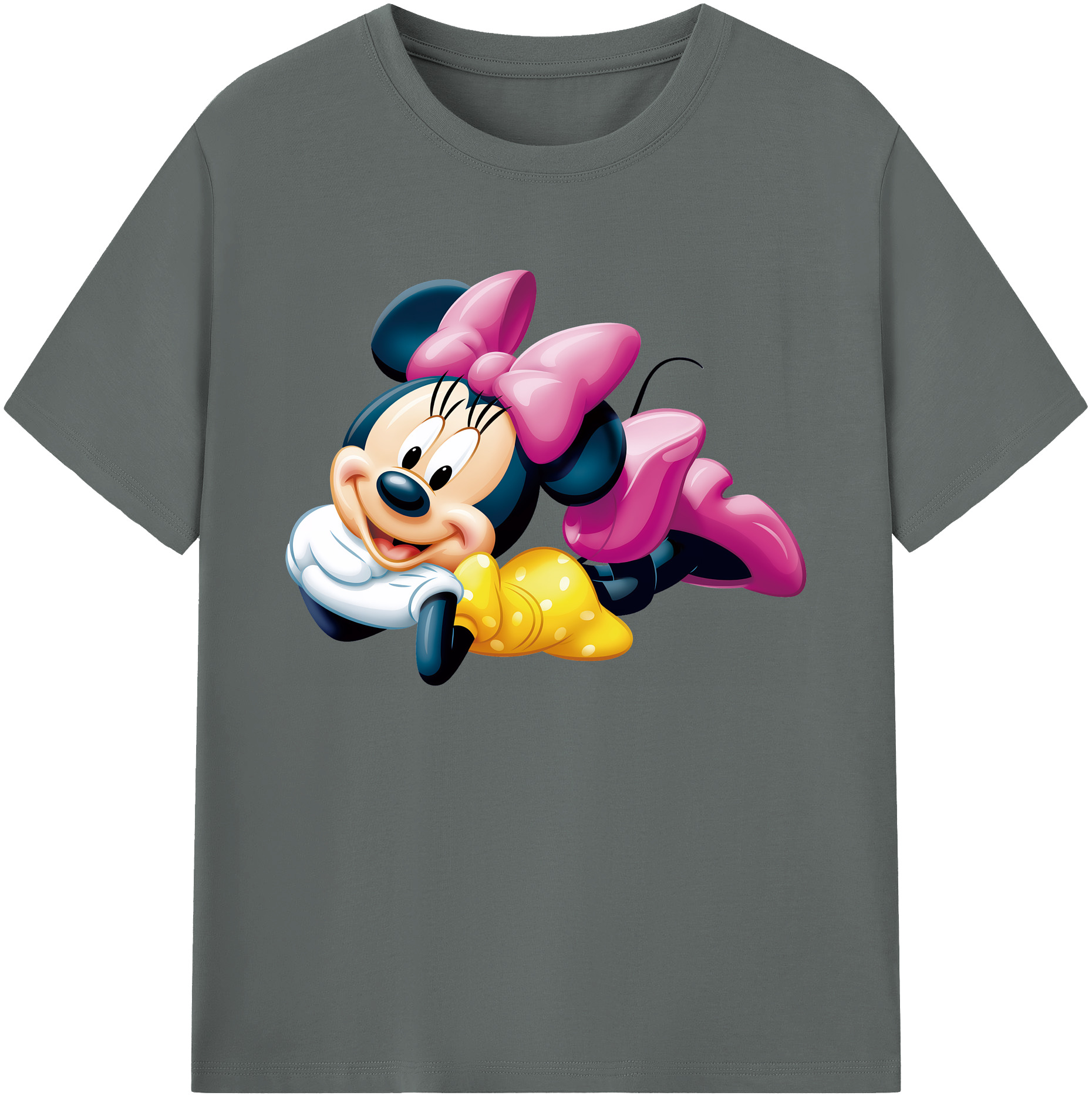 ミッキーマウス Mickey Mouse 綿100％ メンズ半袖Tシャツ｜肌触りやわらか＆通気性